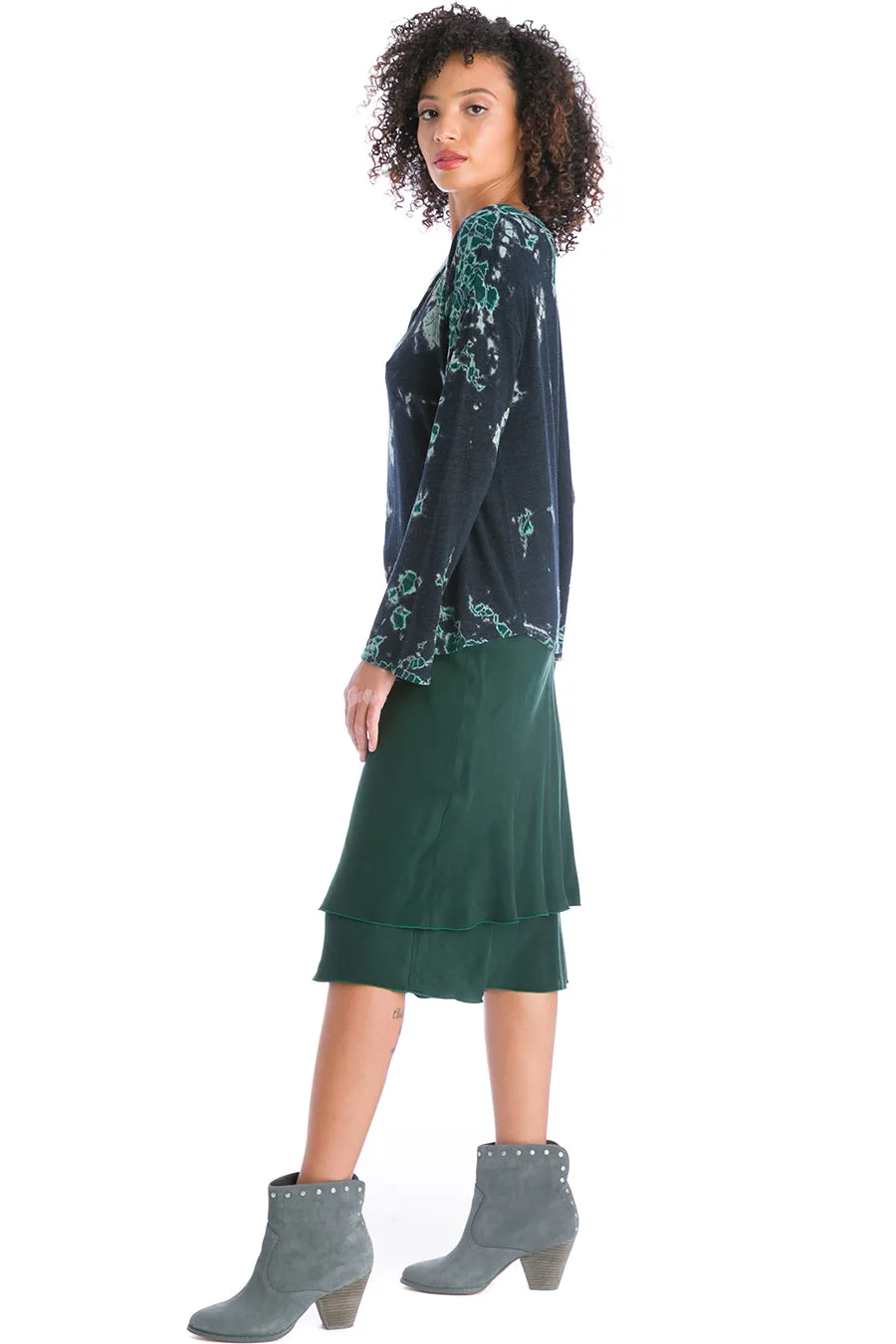 Double Layer Bias Skirt