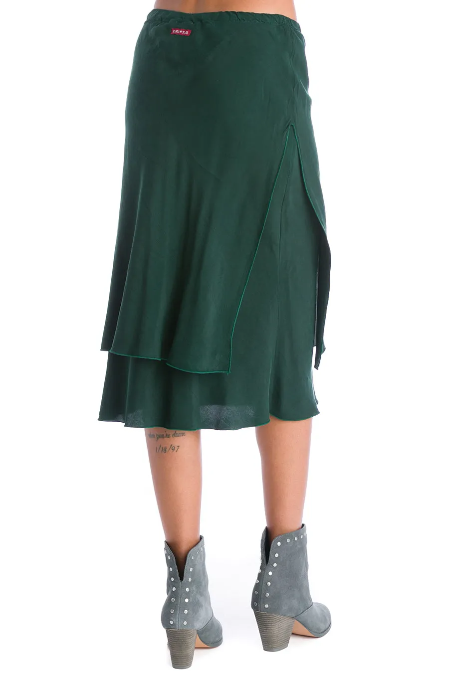 Double Layer Bias Skirt