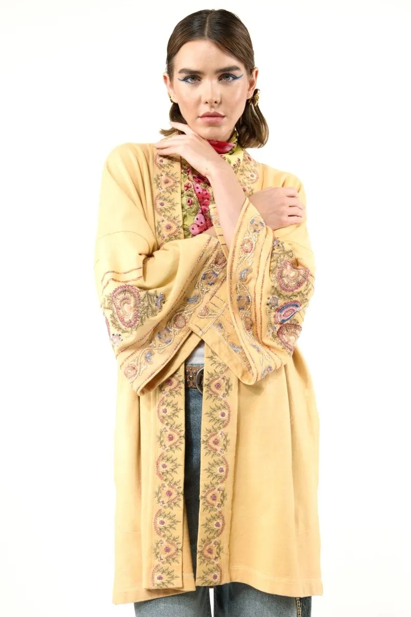 Embellished French Terry: Golden