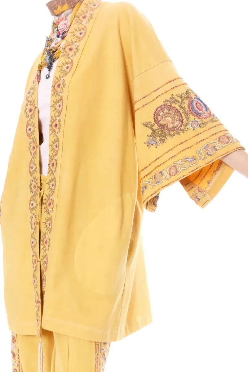 Embellished French Terry: Golden