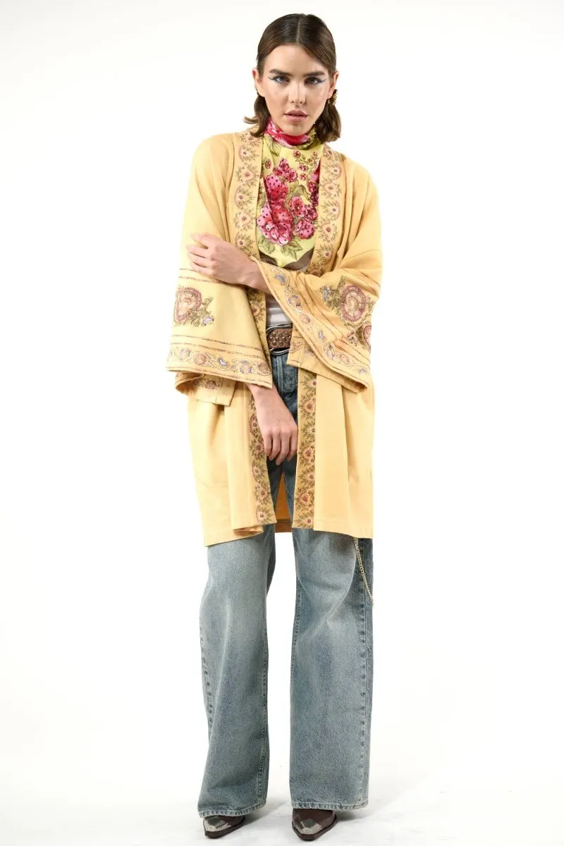 Embellished French Terry: Golden