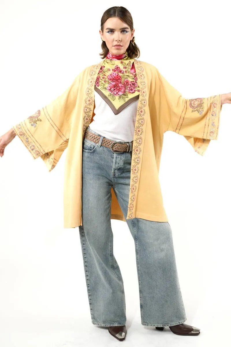 Embellished French Terry: Golden