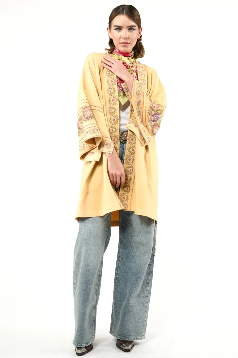 Embellished French Terry: Golden