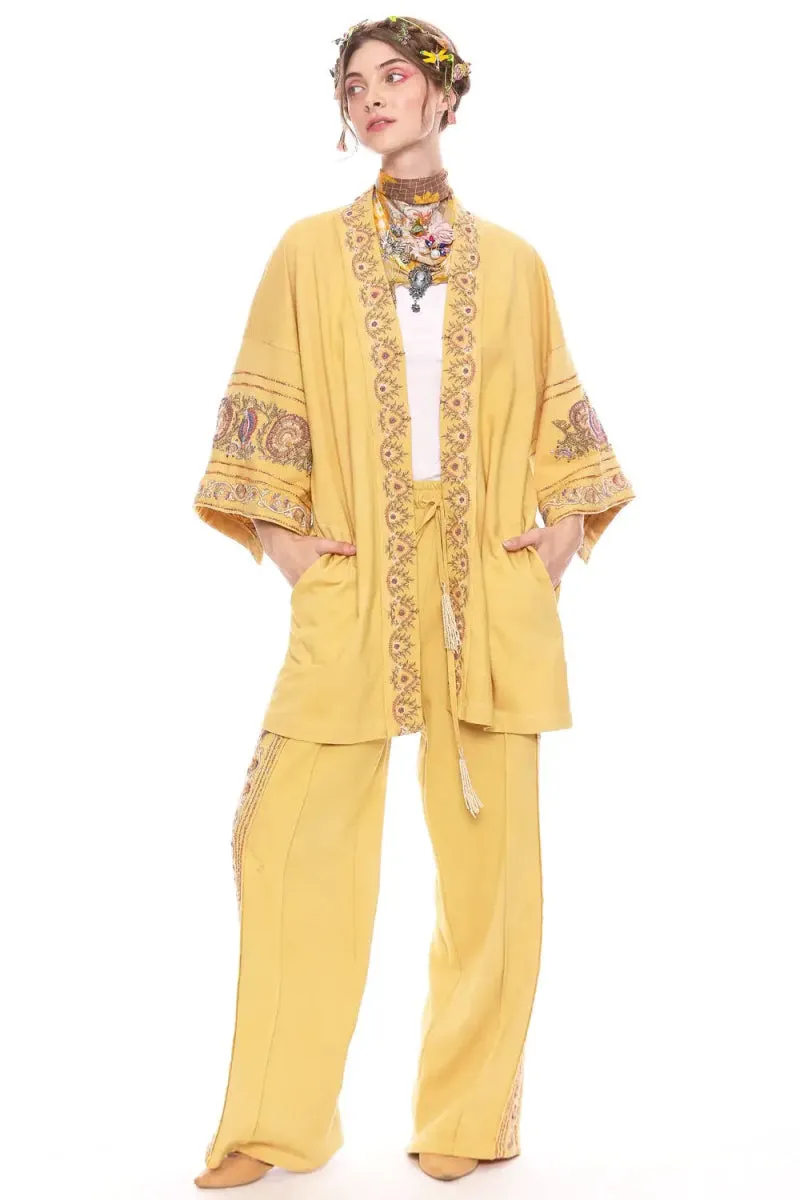 Embellished French Terry: Golden
