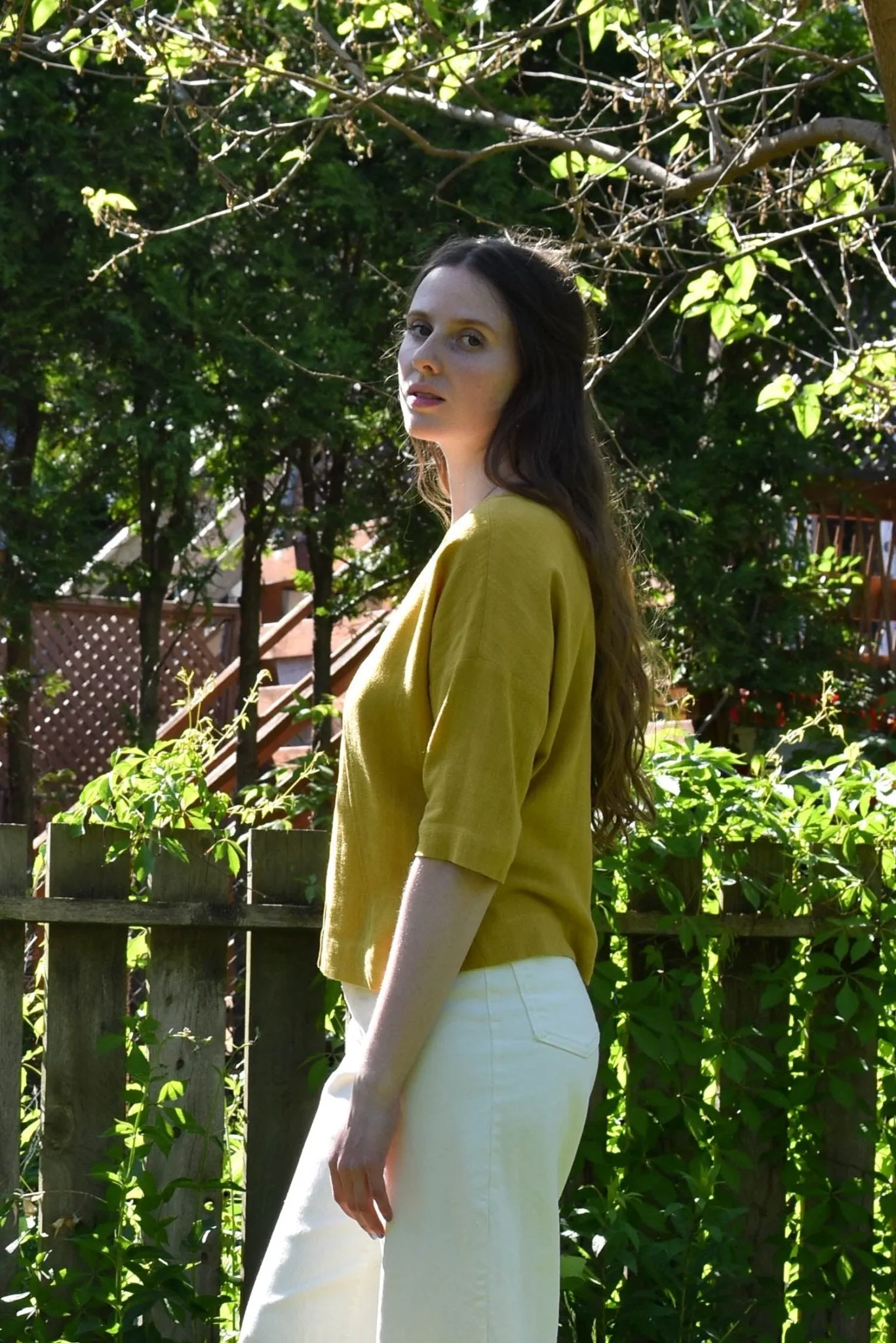 Eve Gravel Zylea Top - Saffron (Online Exclusive)