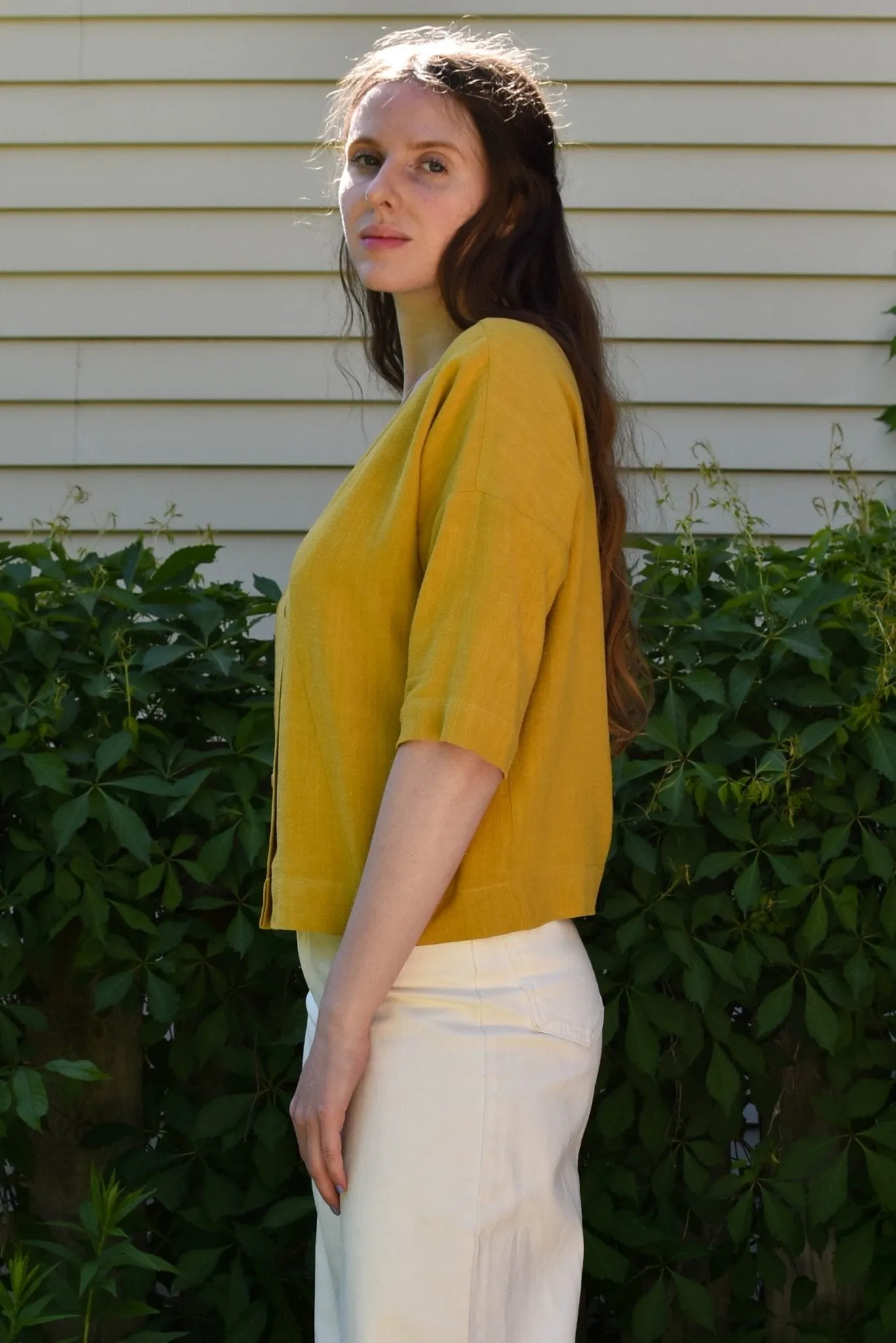 Eve Gravel Zylea Top - Saffron (Online Exclusive)