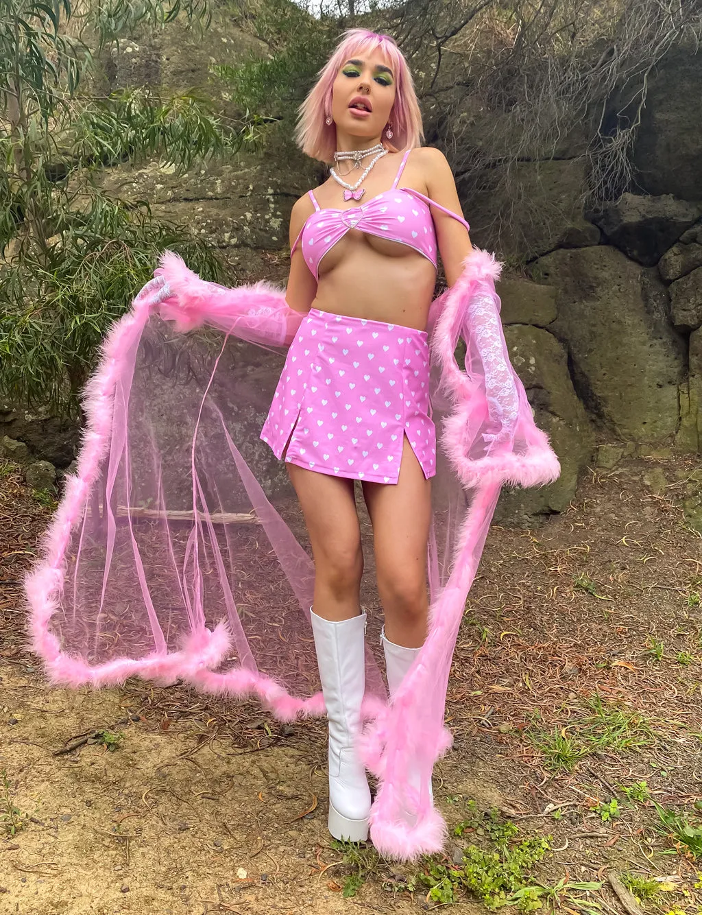 FAIRY FLOSS KIMONO - PINK