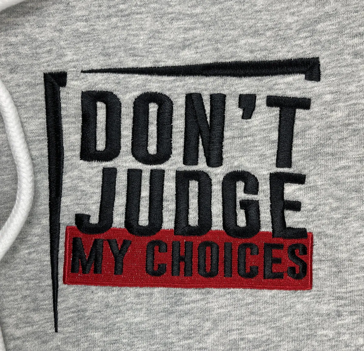 Fifth Loop - Don`t Judge Hoodie (Heather Grey)