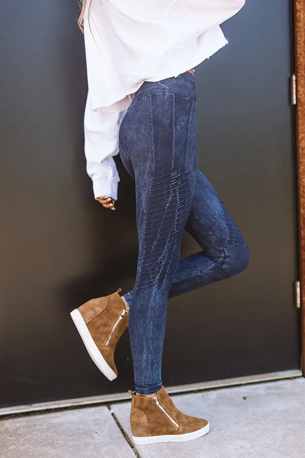 Finding Nirvana High Waist Legging In Navy