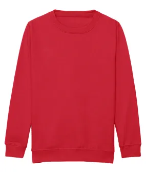 Fire Red - Kids AWDis sweatshirt