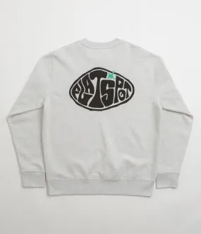 Flatspot Hole Crewneck Sweatshirt - Cool Heather Grey