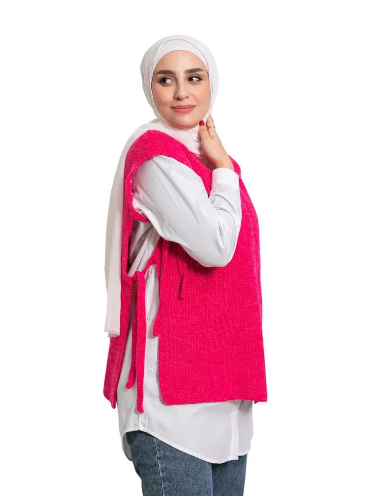 Flowery Cut Pelt Pullover One Size