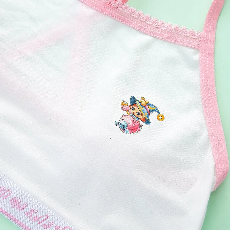 Girls' Sports Vest for Primary School Students - Comfortable Cotton Underwear