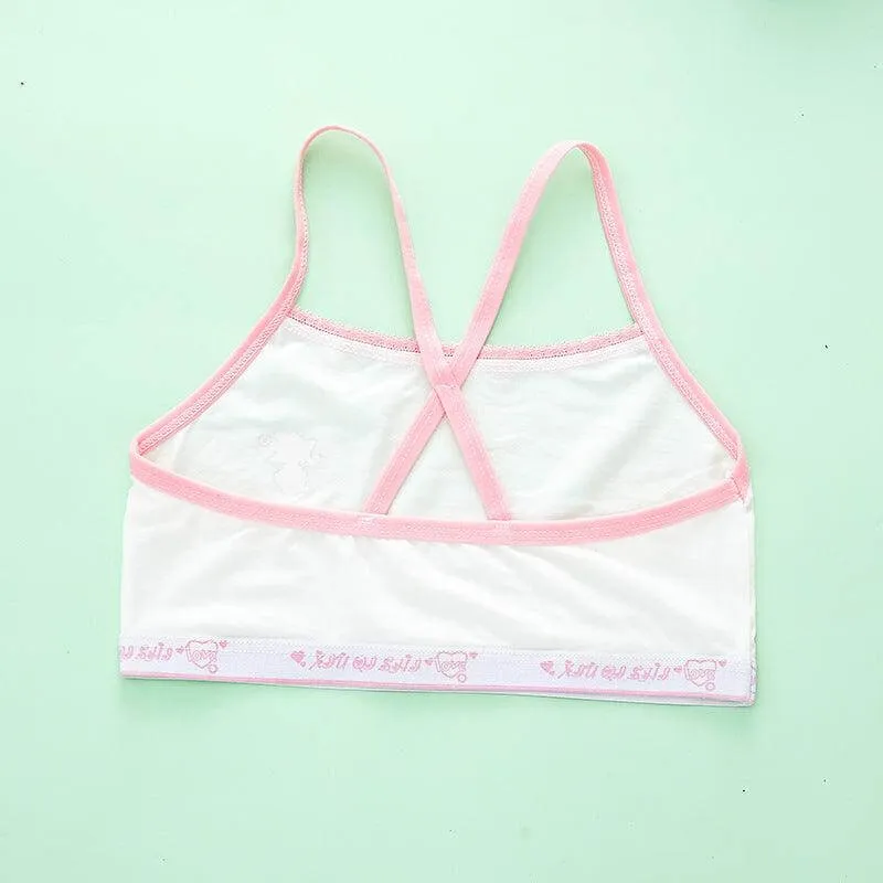 Girls' Sports Vest for Primary School Students - Comfortable Cotton Underwear