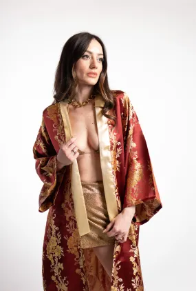 Golden Flowers Kimono