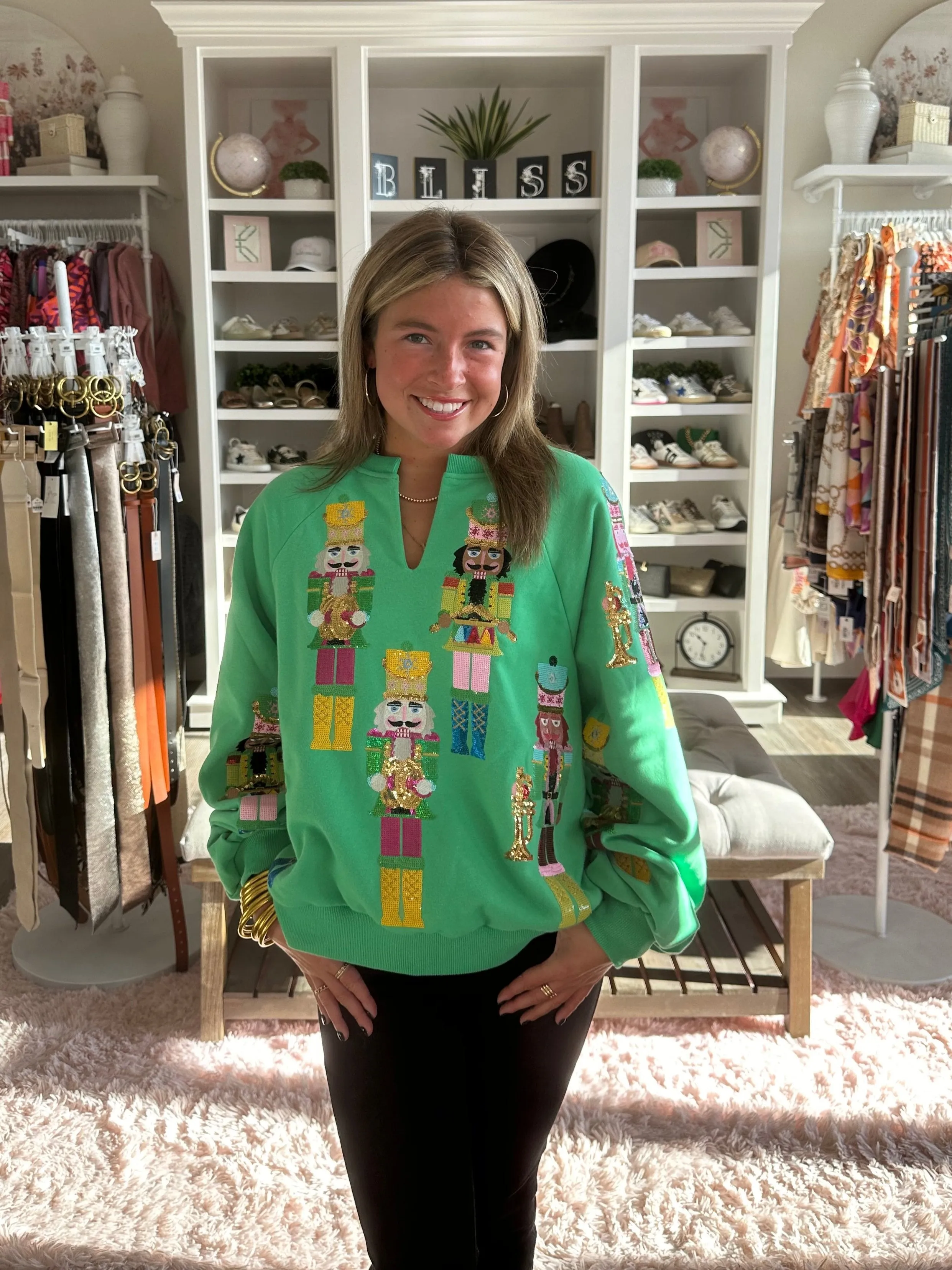 Green Nutcracker Band Sweatshirt