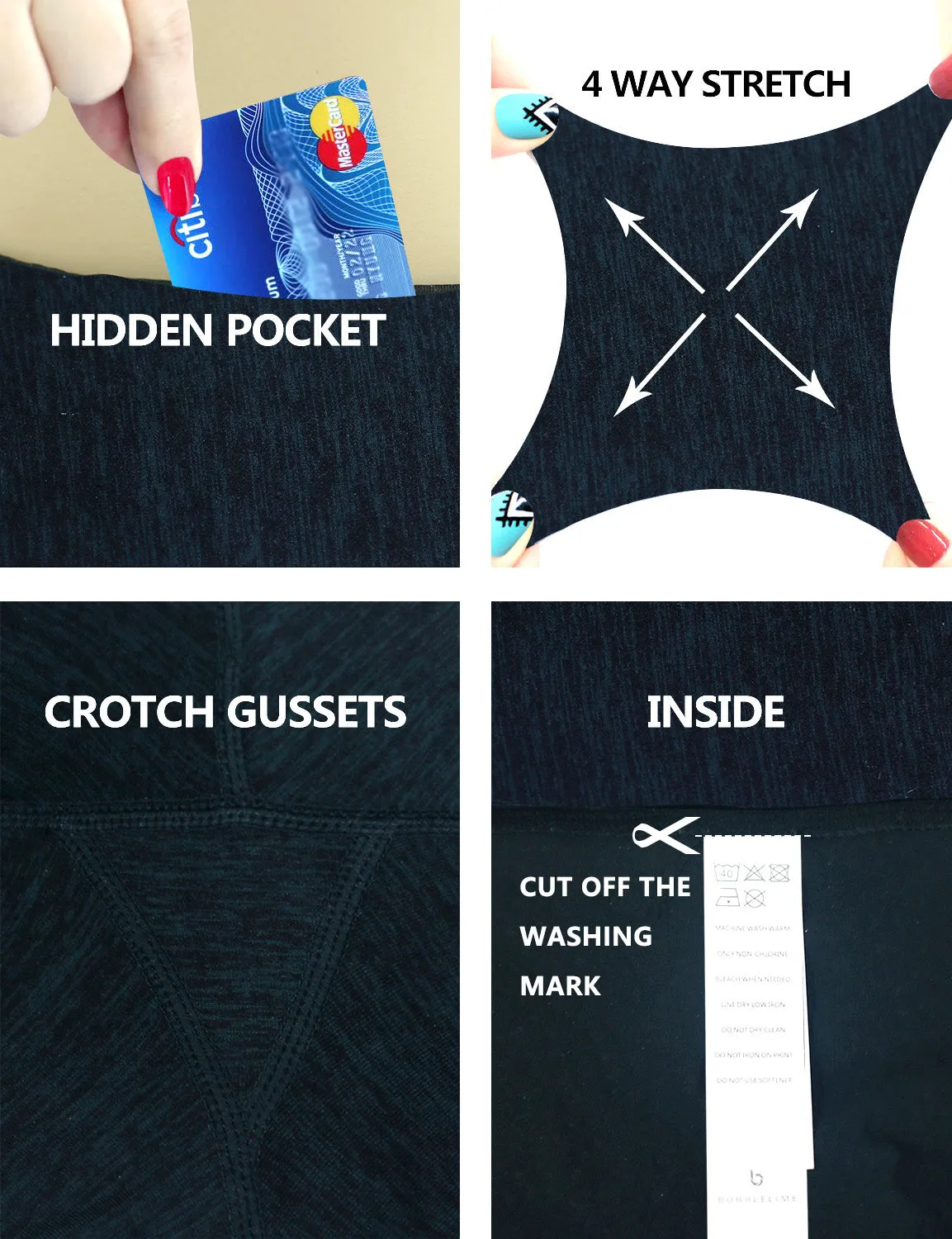 High Waist Golf Pants heatherdarknavy_Golf