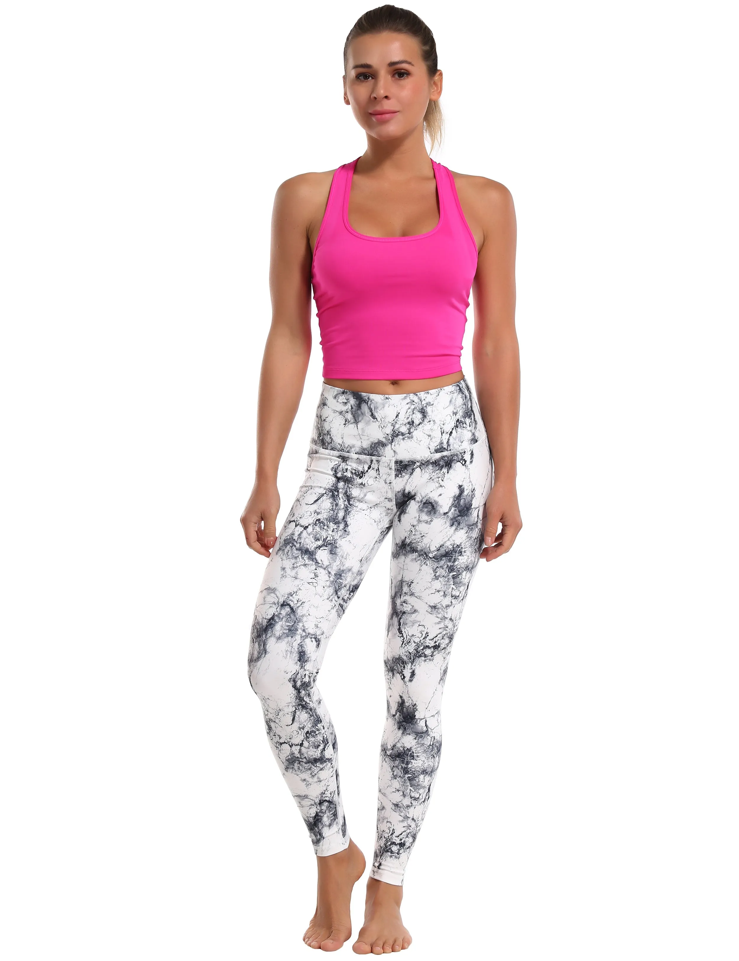High Waist Gym Pants arabescato_Gym