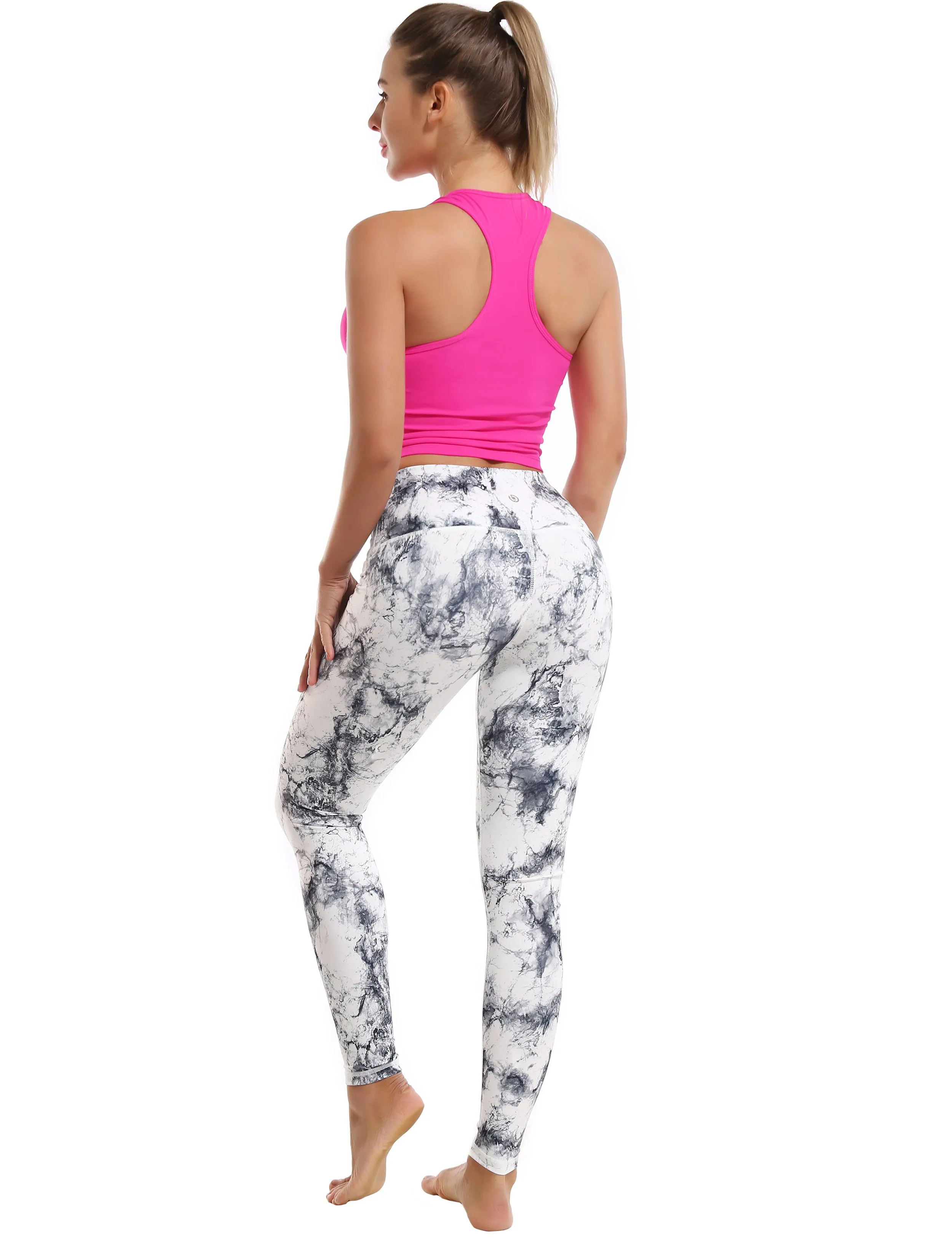 High Waist Gym Pants arabescato_Gym