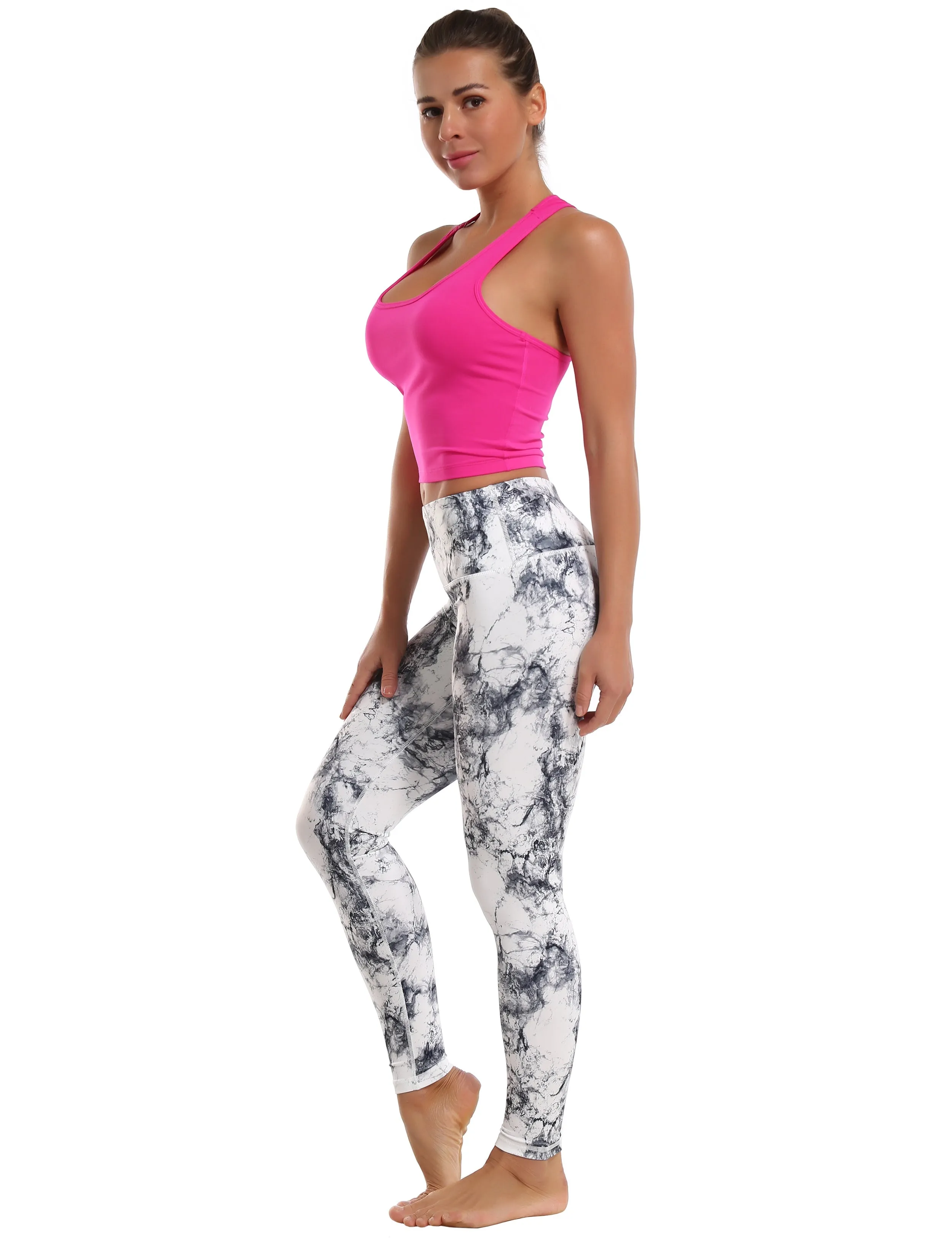 High Waist Gym Pants arabescato_Gym
