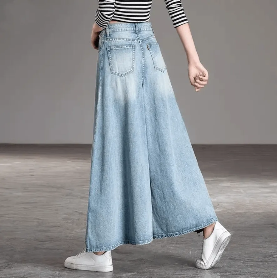 High Waist Oversized Bell Bottom Jeans