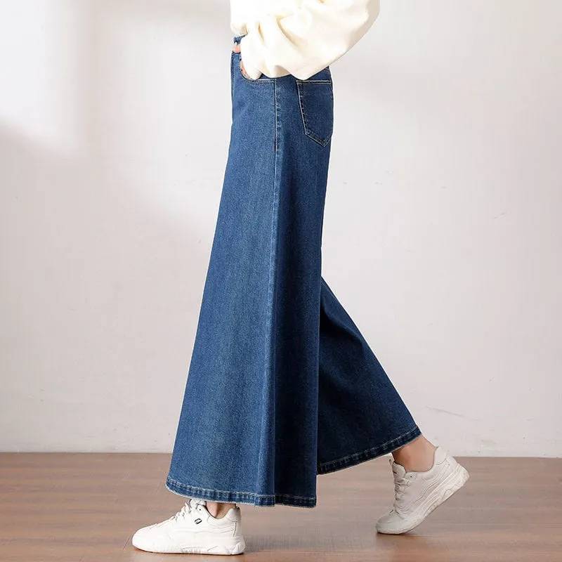 High Waist Oversized Bell Bottom Jeans