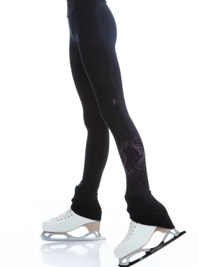 High Waist Pastel Sprinkle Skate Legging - Lilac