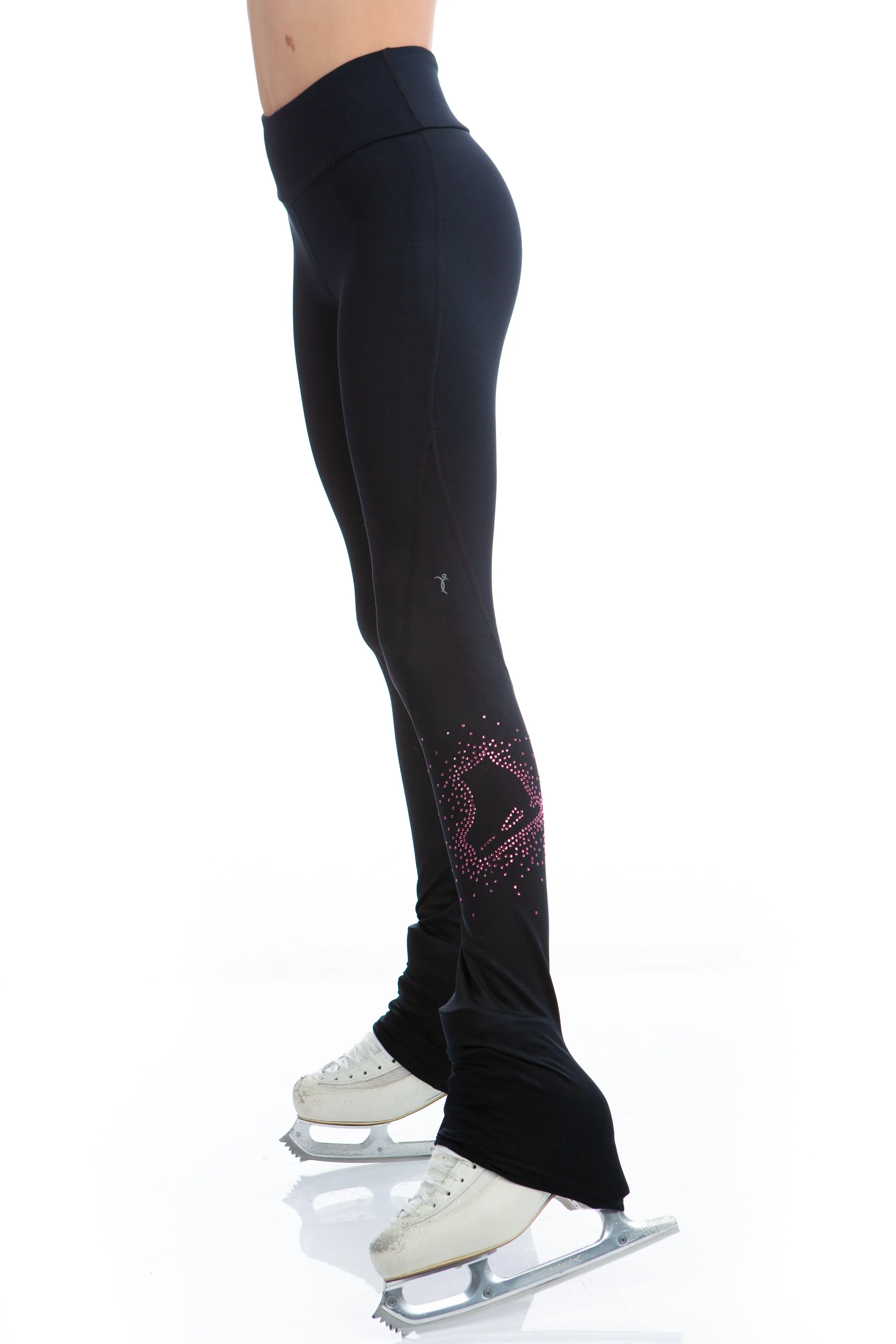 High Waist Pastel Sprinkle Skate Legging - Pink
