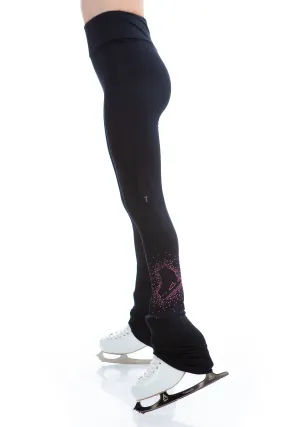 High Waist Pastel Sprinkle Skate Legging - Pink