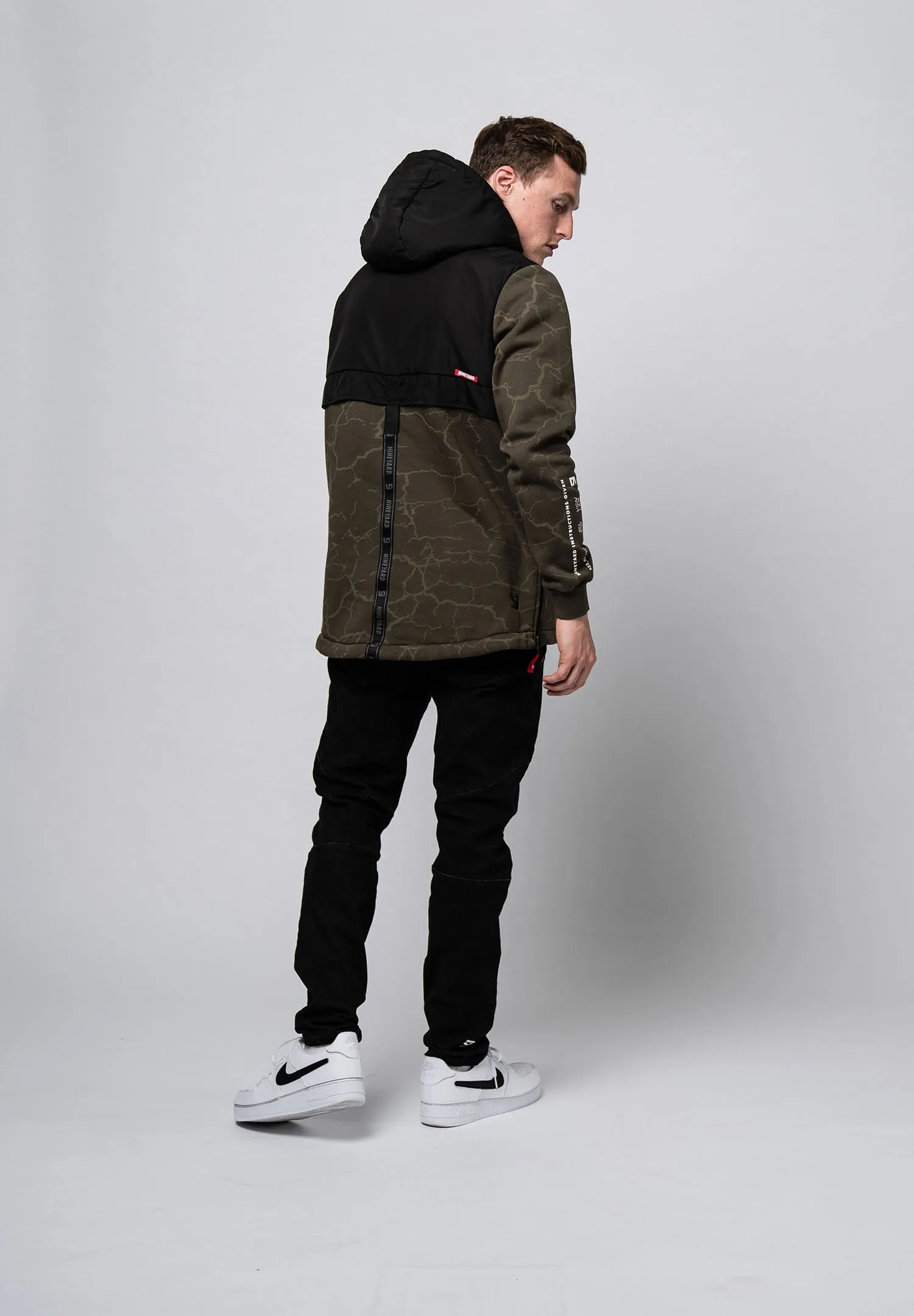 Hooded Half-Zip Jacket