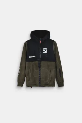 Hooded Half-Zip Jacket