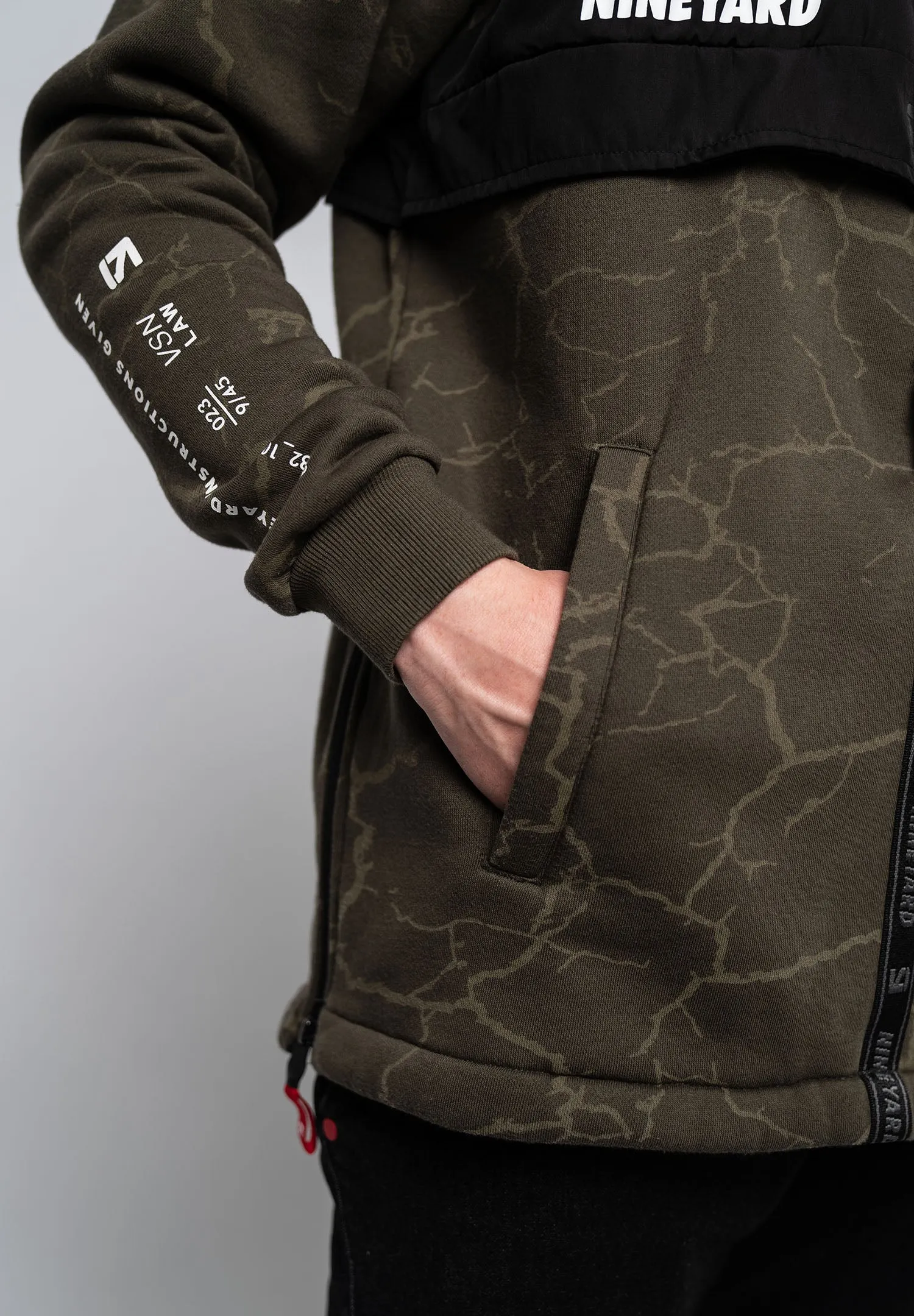 Hooded Half-Zip Jacket