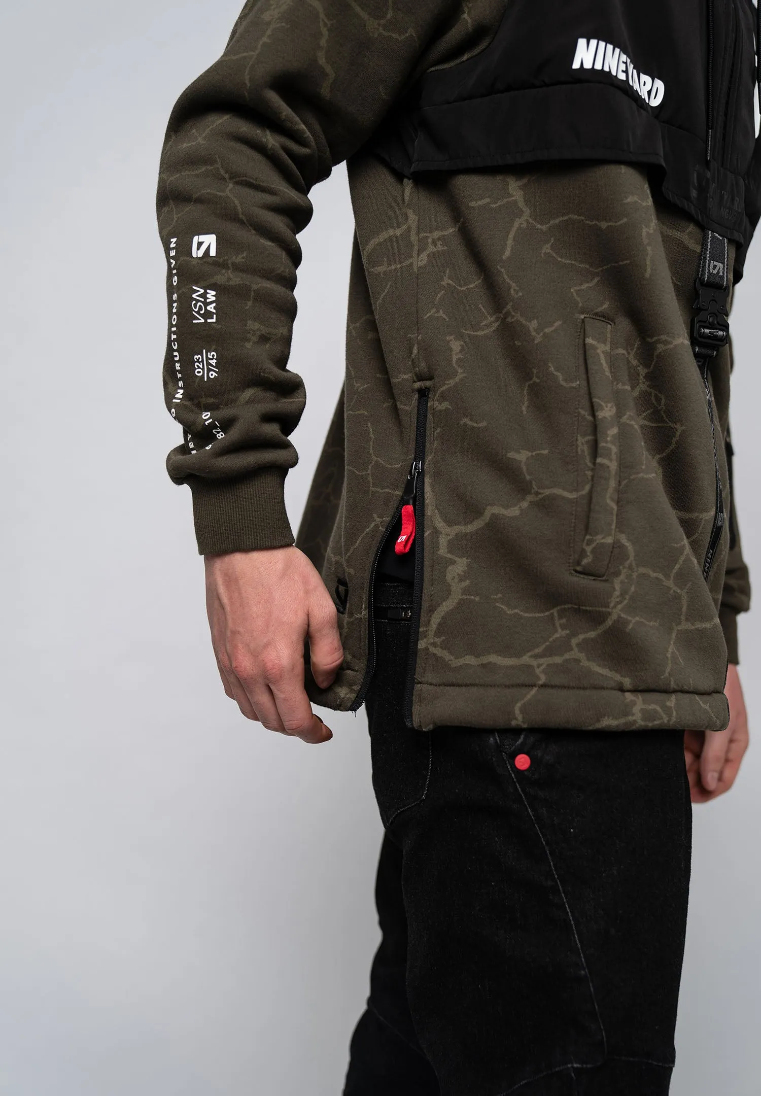 Hooded Half-Zip Jacket