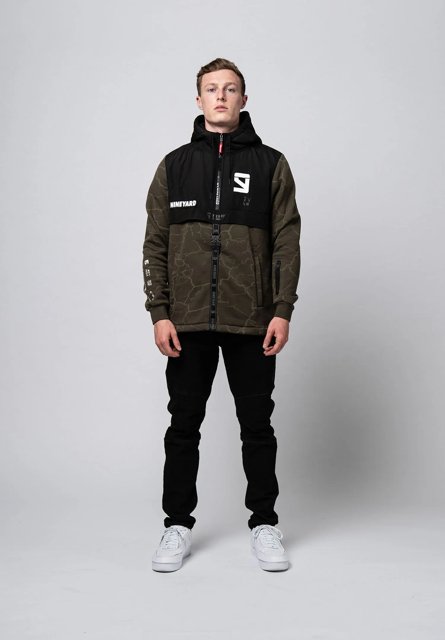 Hooded Half-Zip Jacket