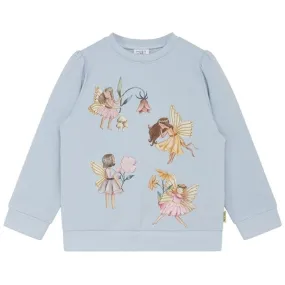 Hust & Claire Mini Blue Flax Saria Sweatshirt