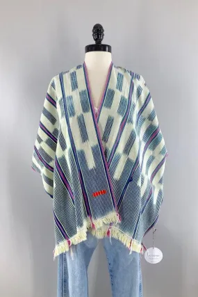 Indigo Baoule Cotton Cardigan