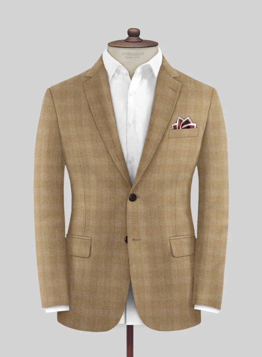 Italian Ainero Mocha Wool Jacket