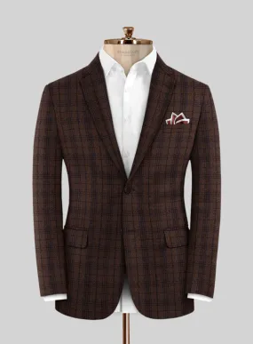 Italian Aspar Brunette Wool Jacket