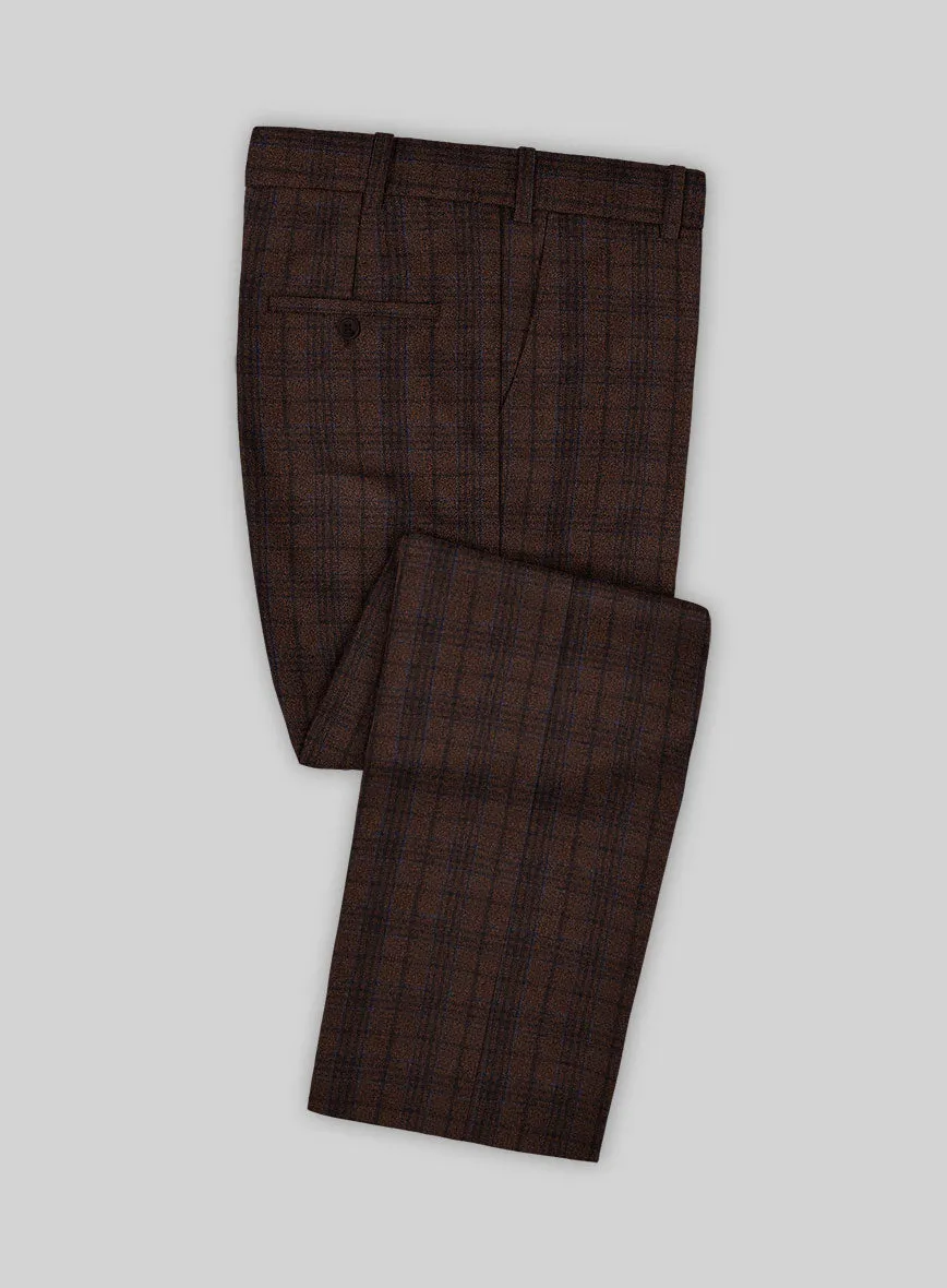 Italian Aspar Brunette Wool Suit
