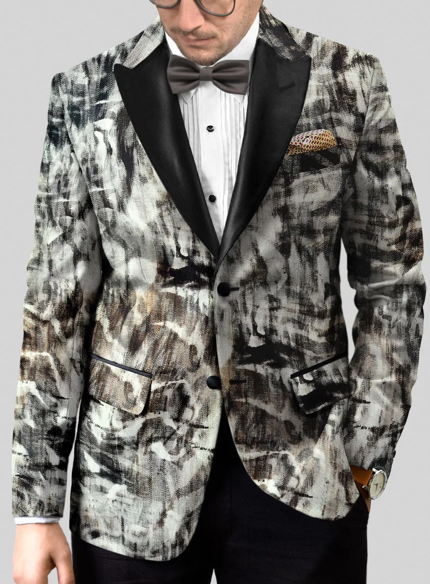Italian Cotton Stretch Filippo Tuxedo Blazer