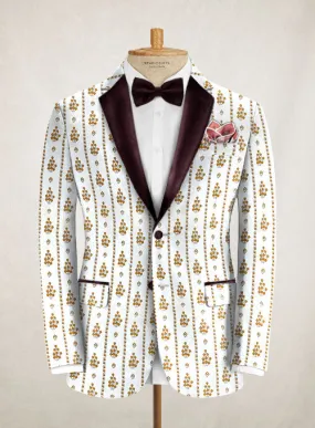 Italian Cotton Stretch Jargo Tuxedo Jacket