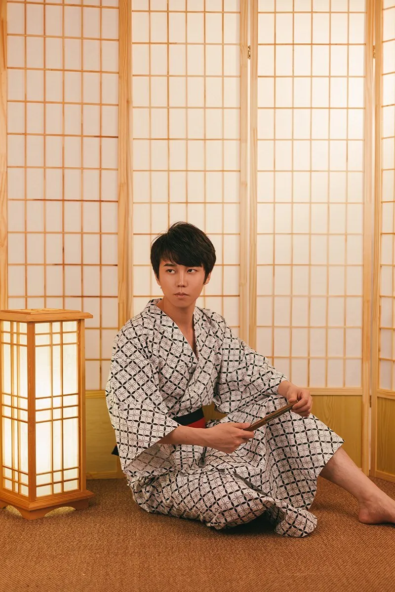 Japanese Kimono Pattern Print
