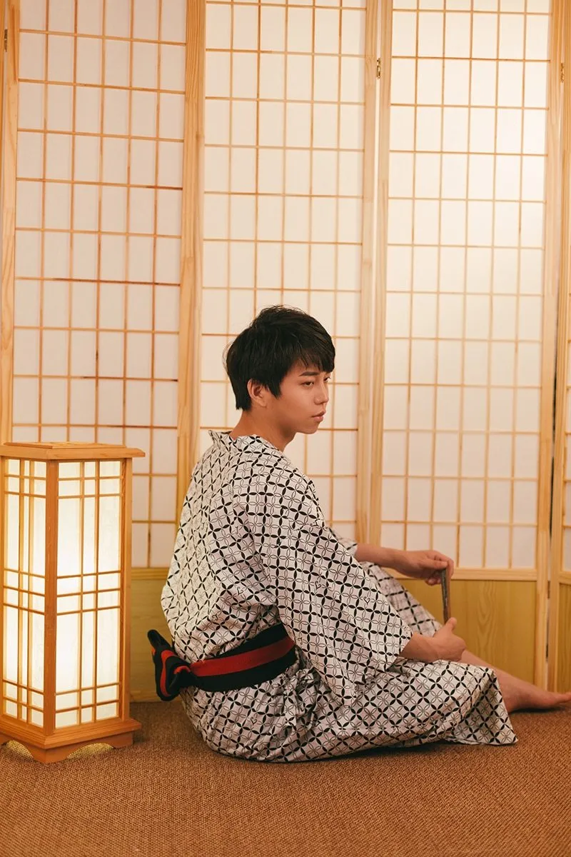 Japanese Kimono Pattern Print