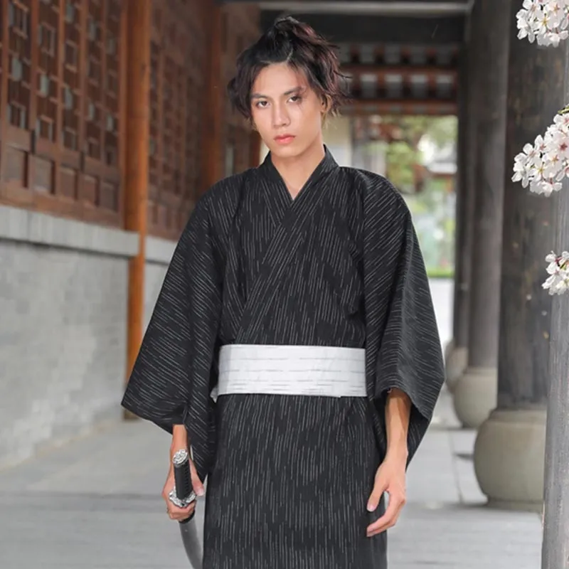 Japanese Kimono Robe Mens