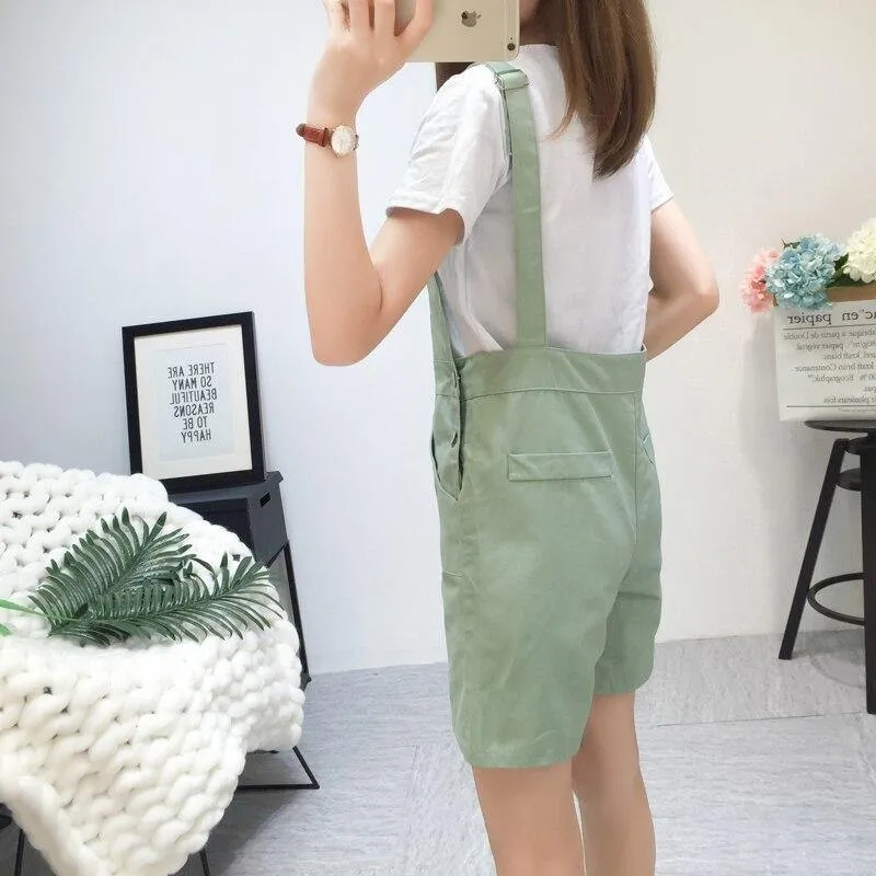 Kawaii Cat Overall Shorts