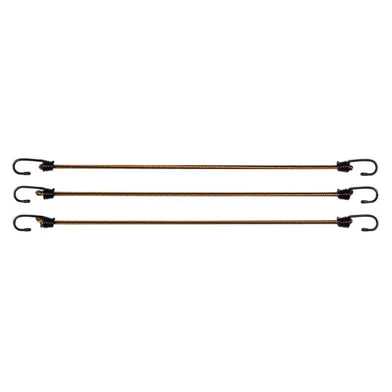 Keeper Multicolored Bungee Cord 24 in. L X 0.315 in. 3 pk