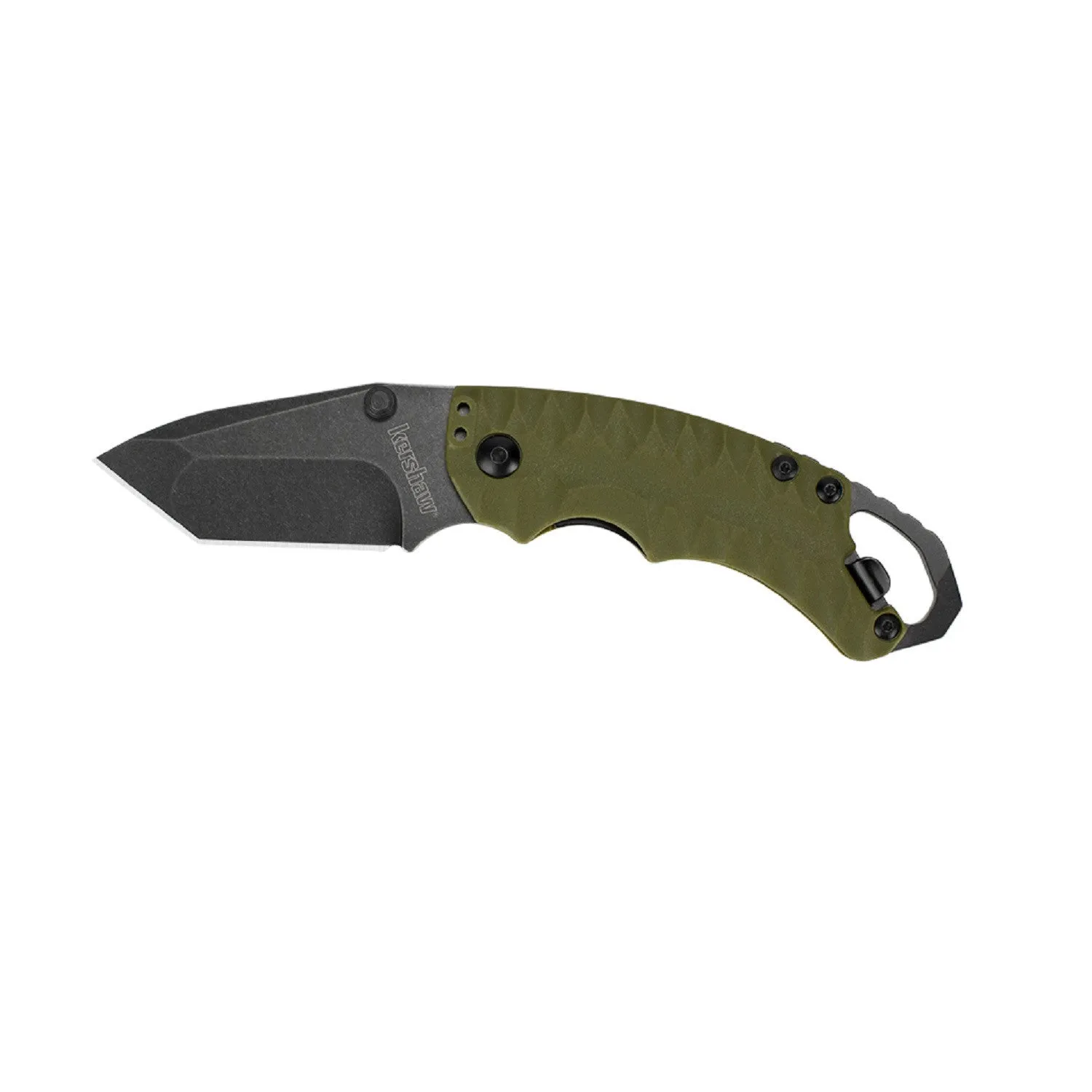 Kershaw Shuffle II 2.6" Blade 6.3" Overall - Olive/BlackWash