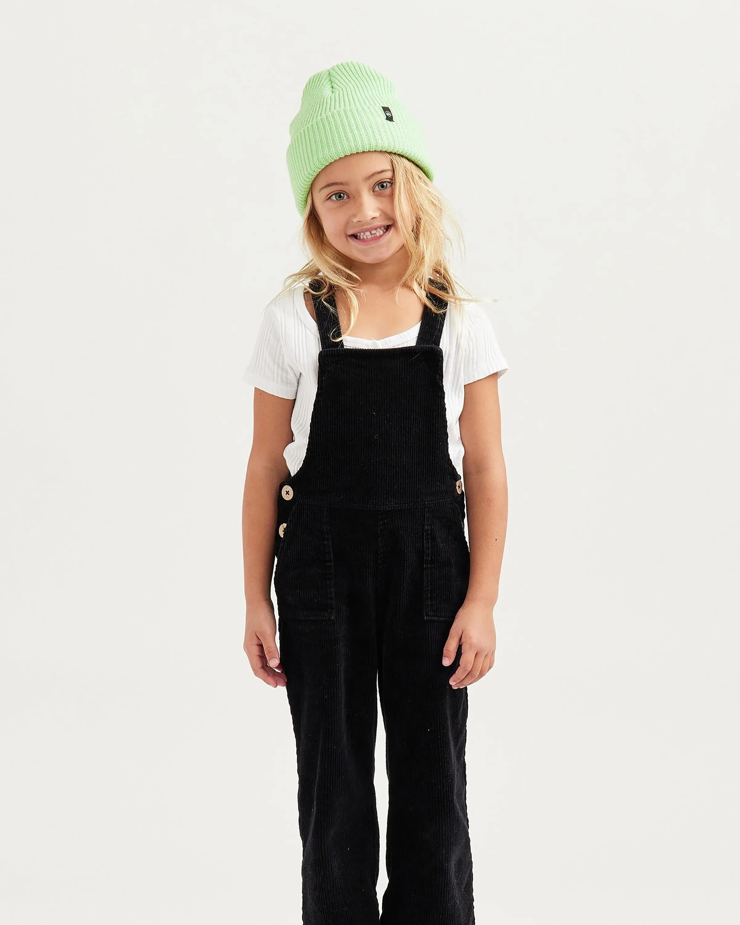 Kids Ranger Beanie in Lime
