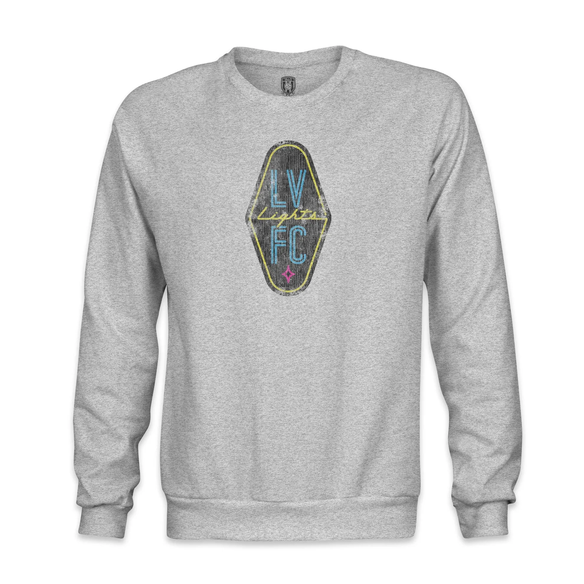 Las Vegas Lights FC Color Badge Crewneck Sweatshirt - Grey