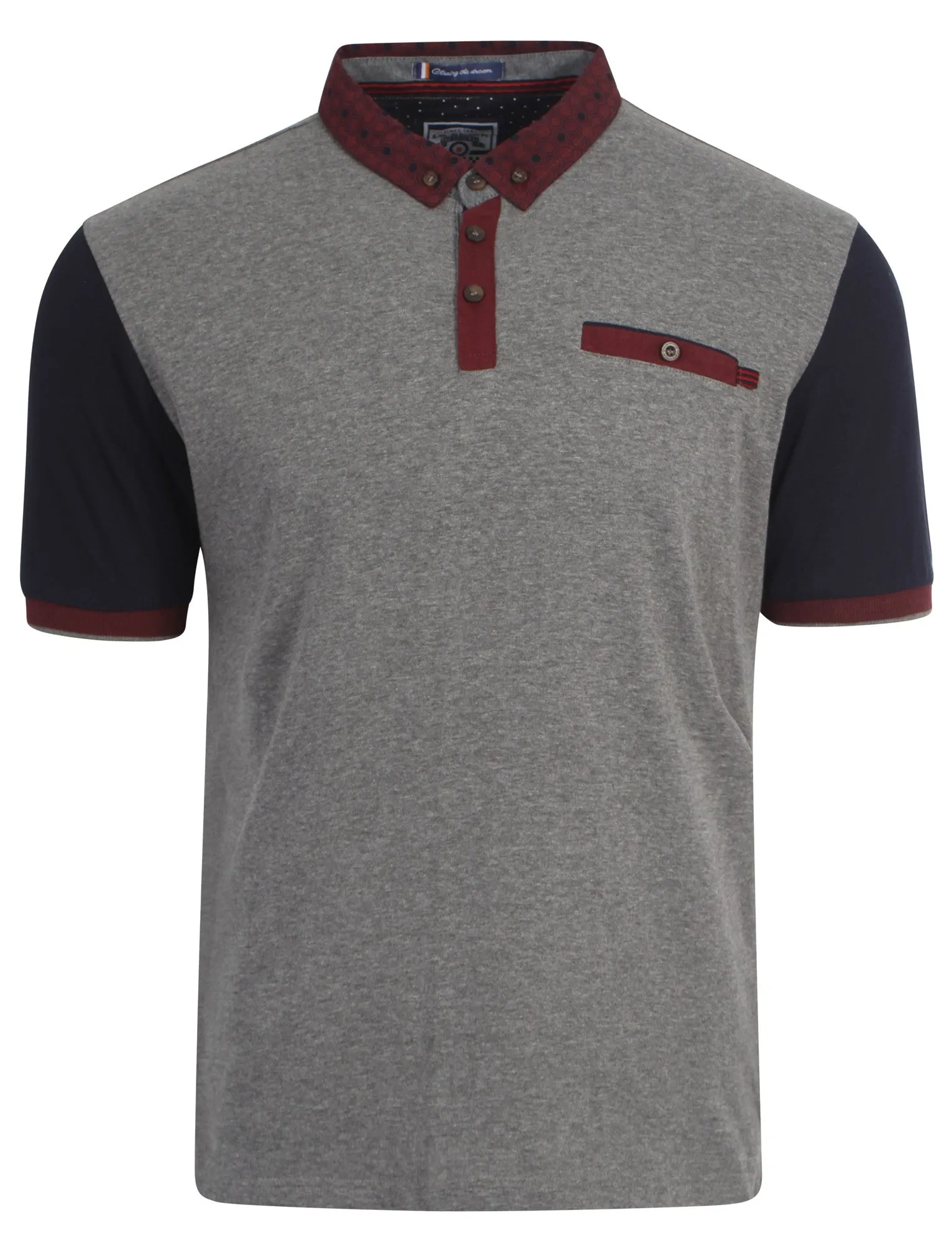 Le Shark Bingham polo shirt in grey